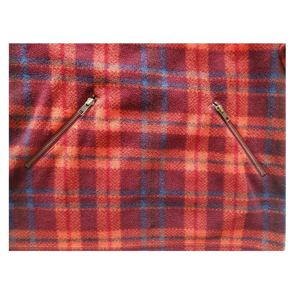 Vintage Talbots plaid sweatshirt size small - Picture 4 of 9